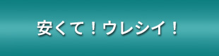 安くて！ウレシイ！